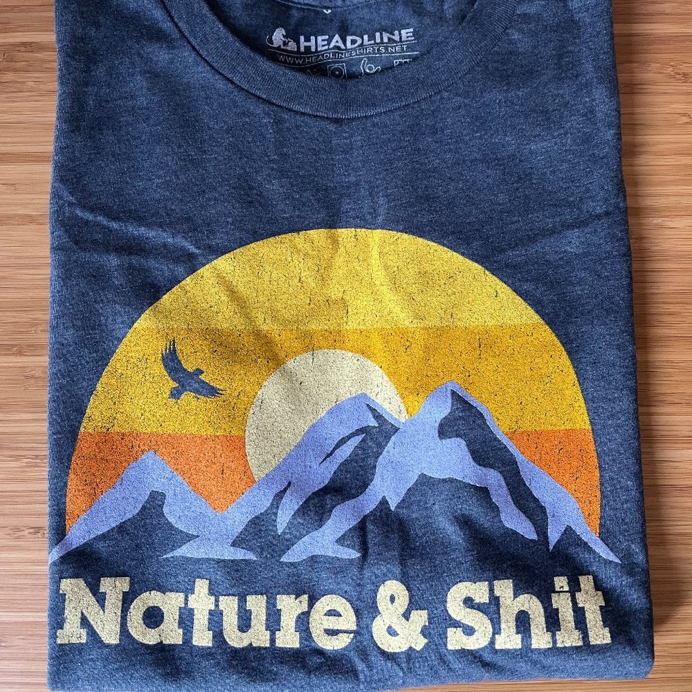 Nature & Sh*t men's M t-shirt